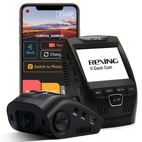 Rexing V1-4K 2.4" LCD Ultra HD (2160p) Wi-Fi Dash Cam