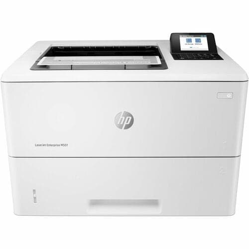 HP LaserJet M507 Monochrome Desktop Laser Printer - White - (1PV87A#BGJ)