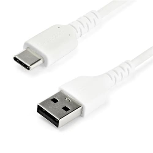 StarTech&nbsp;1 m&nbsp;/&nbsp;3.3 ft.&nbsp;USB 2.0 to USB C Cable - White - Aramid Fiber