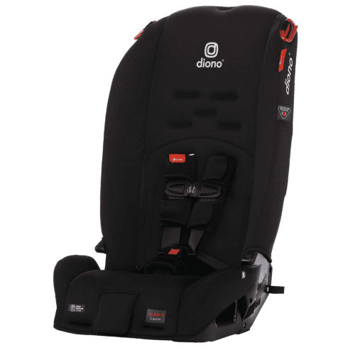 Diono Radian 3R 3-in-1 Convertible Car Seat – Slim 3-Across, Rear & Forward Facing Booster, Black