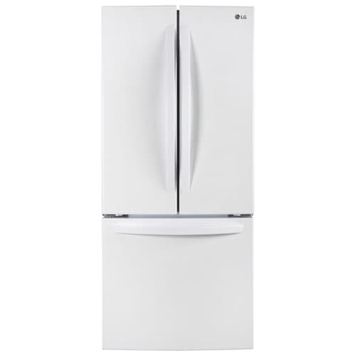 LG 30" 21.8 Cu. Ft. French Door Refrigerator (LRFNS2200W) - White