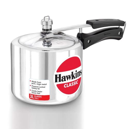 Hawkins Classic 3 L Pressure Cooker SILVER