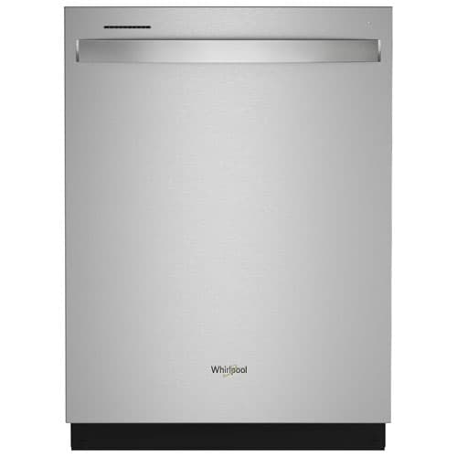 Whirlpool 24" 47dB Top-Control Large Capacity Stainless Steel Tub Dishwasher with Third Rack (WDT750SAKZ) - Fingerprint Resistant Stainless Steel