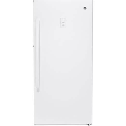 GE 14.1 Cu. Ft. Frost-Free Upright Freezer (FUF14SMRWW) - Open Box - Scratch & Dent