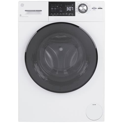 GE 2.8 Cu. Ft. Compact All in One Front Load Washer and Condenser Dryer (GFQ14ESSNWW) - White