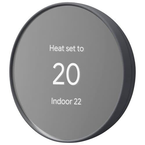 Google Nest Wi-Fi Smart Thermostat - Charcoal