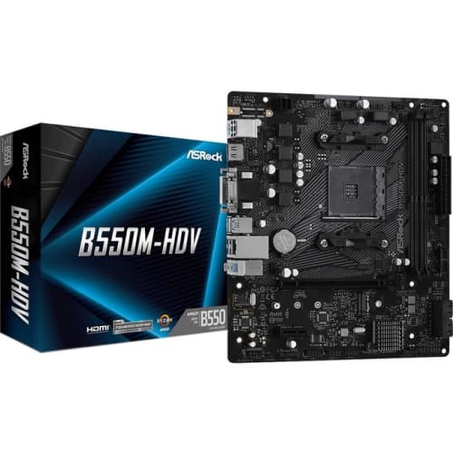 ASRock B550M-HDV Desktop Motherboard B550M-HDV