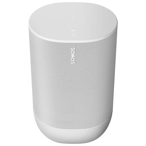 Open Box - Sonos Move - Wireless Smart Speaker w/ Amazon Alexa and Google Assistant Built In - White