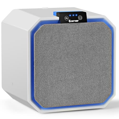 Costway Desktop HEPA Air Purifier Home Air Cleaner W/ 2-in-1 Composite HEPA Filter