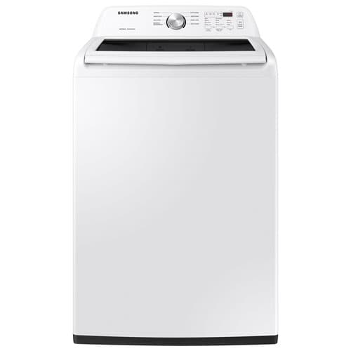 Samsung 5.2 Cu. Ft. (IEC) Top Load Impeller Washer with Sanitize Cycle, Turbo/Speed Wash, and Wi-Fi (WA45T3200AW) - White