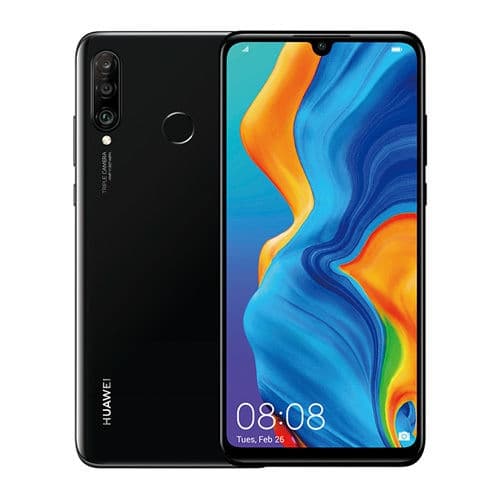 Refurbished (Excellent) - Huawei P30 Lite 128GB - GSM Unlocked Smartphone - International Model - Midnight Black - Certified Refurbished