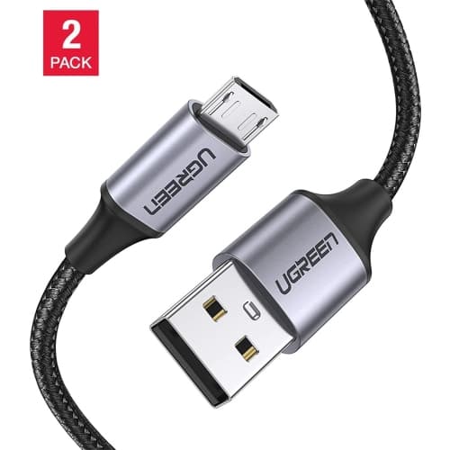 [2Pack ] UGREEN Micro USB Cable USB to Micro USB 2.0 (3FT)