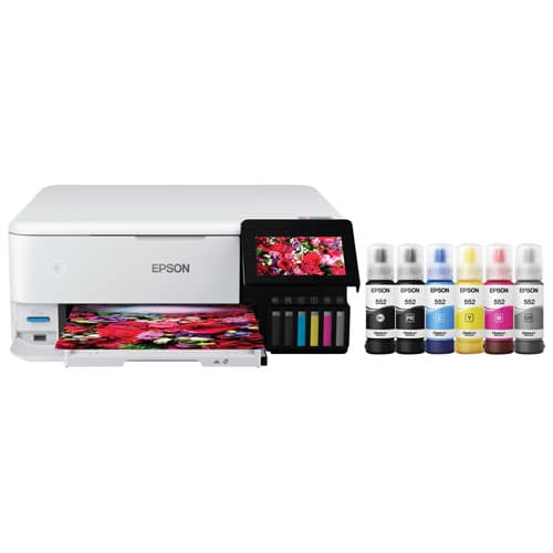 Epson EcoTank Photo ET-8500 Wireless All-In-One Supertank Inkjet Printer
