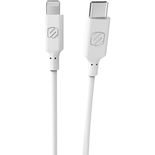 Charge & Sync Lightning/micro Usb Mfi To Usb-c Cable 3ft White Strikeline