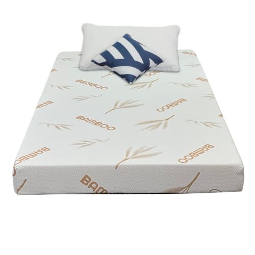 ViscoLogic Charisma Reversible Gel Infused Foam Mattress Perfect for Bunk Bed, Trundle, Guest Bed, and Caravan Bed , CertiPUR-US® Certified Foam, Twin Mattress in a Box