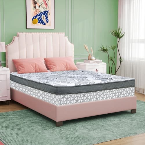 ViscoLogic Hamilton [ Made in Canada ] 11" Orthopedic 5-Zone Pocket Coil Foam Encased Euro Top Eco-Friendly Hybrid Mattress - King Size