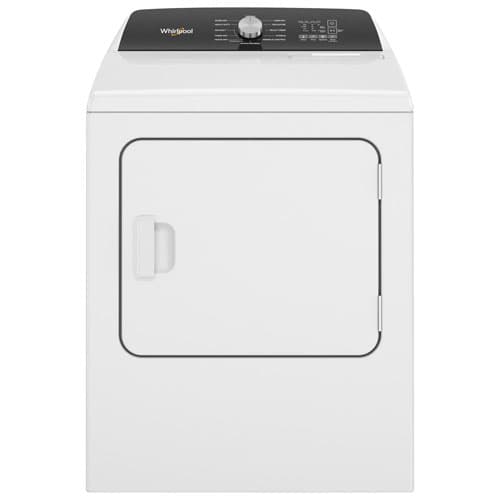 Whirlpool 7.0 Cu. Ft. Front Load Electric Steam Dryer with Wrinkle Shield Option (YWED5050LW) - White