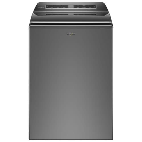 Whirlpool (WTW8127LC) 6.0 Cu. Ft. (IEC) High Efficiency Top Load Washer with Smart Connectivity - Chrome Shadow