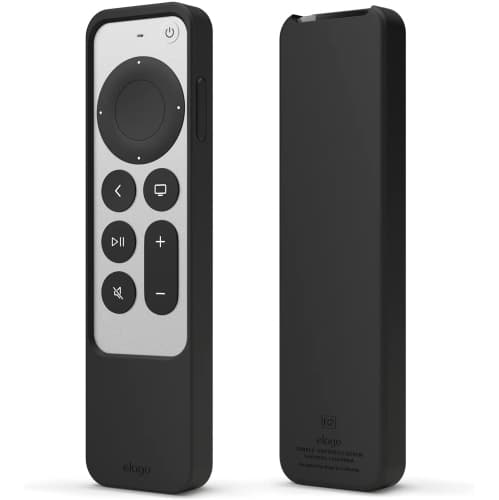 elago R2 Slim Case Compatible with 2021 Apple TV 4K HD Siri Remote 2nd Generation - Slim Design, Light Weight, Scratch-Free Silicone, Shock Absorption, Full Access to All Functions (Black)