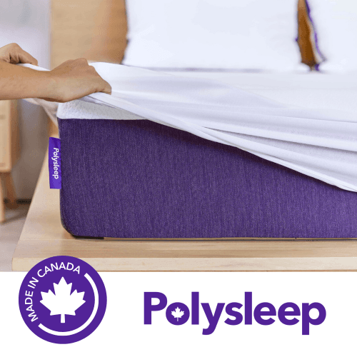 Polysleep Waterproof Mattress Protector | Antimicrobial Breathable Bed Cover with a SilverClear® Coating — Queen Size