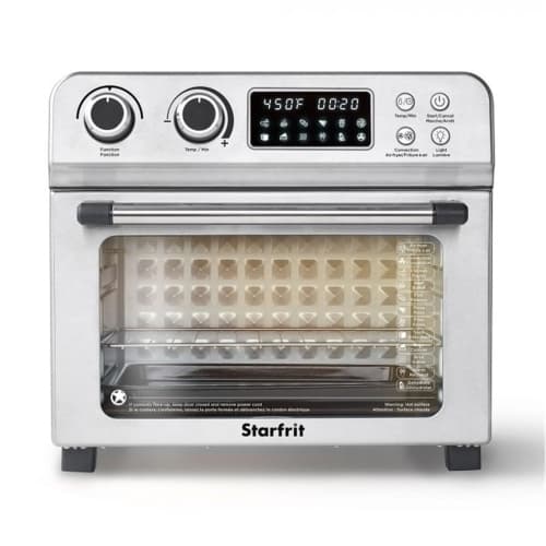 Starfrit Air Fryer & Convection Oven with 10 Cooking Modes and Stainless Steel Exterior