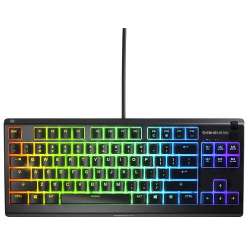 SteelSeries Apex 3 TKL Backlit Mechanical Tactile Gaming Keyboard