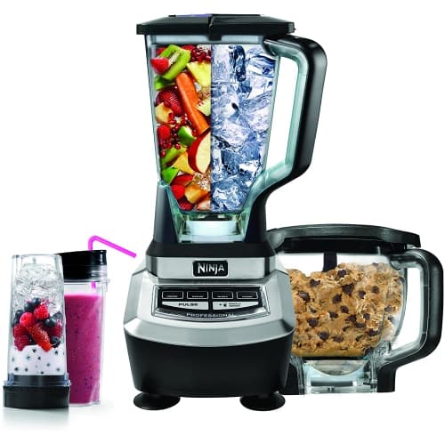 Open Box - Ninja BL780C, Ninja Supra Kitchen System with Blender and Food Processor, Black/Silver, 1200W, (Canadian Version)