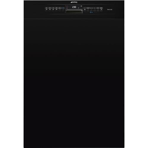 Smeg 24" 48dB Front-Control Dishwasher with Third Rack ENERGY STAR (LSPU8643BL) - Black