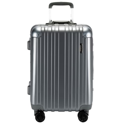 Holdall Thalia Collection Aluminum Frame Cabin Luggage, Cool Grey