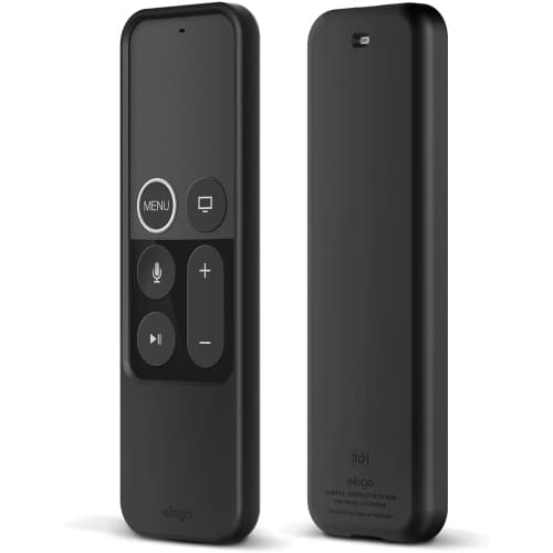 R2 Slim Cover - Compatible with Apple TV Siri Remote 4K, 4th Generation (Black) - Anti-Slip, Slim Fit, Durable