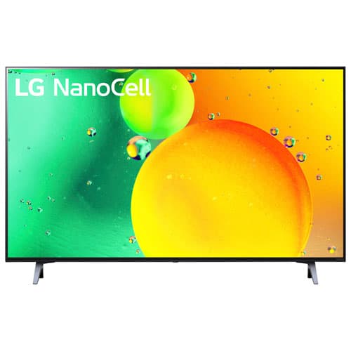LG NanoCell 50" NANO75 4K UHD HDR LED webOS Smart TV (50NANO75UQA) - 2022 - Ashed Blue - Great for Gaming & Streaming