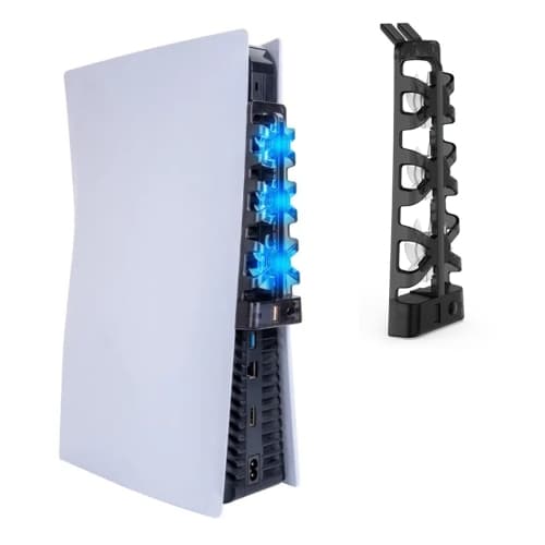 navor Cooling Fan Compatible with PS5, Heat Dissipation 3 High-Speed Fans Compatible with Playstation 5 CFI-1000A& CFI-1000B Console.