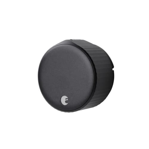 August - Wi-Fi Smart Lock 4th Gen - Matte Black