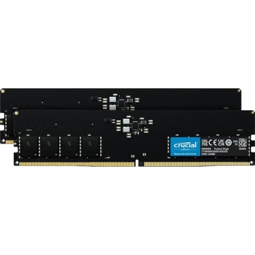 Crucial 32GB (2 x 16GB) DDR5 SDRAM Memory Kit (CT2K16G48C40U5)