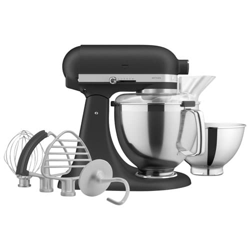 KitchenAid Artisan Tilt-Head Stand Mixer with Premium Accessory Pack - 5Qt - 325-Watt - Cast Iron