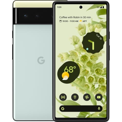 Open Box - Google Pixel 6 256GB - Sorta Seaform - Unlocked