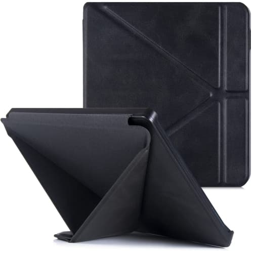 BOZHUORUI Kobo Libra 2 eReader Case (2021 Released, Model N418) - Premium PU Leather Origami Stand Protective Cover with Aut