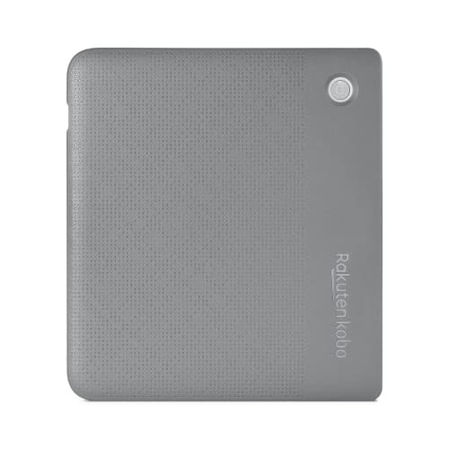 Kobo Libra 2 SleepCover Case | Steel Grey | Sleep/Wake Technology | Built-in 2-Way Stand | Vegan Leather | Compatible with 7