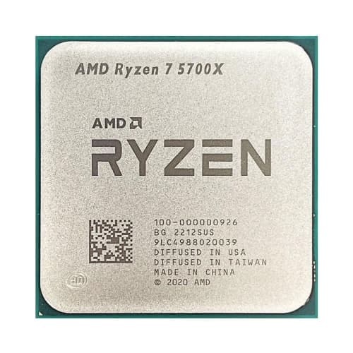 AMD Ryzen 7 5700X 3.4 GHz 8-Core AM4 Processor (Tray Packaging, Cooler not included)