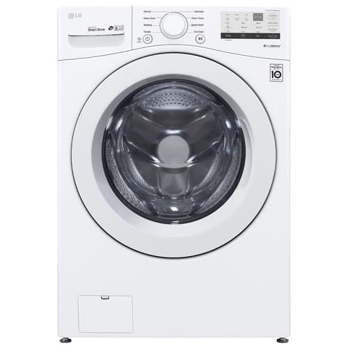 LG 5.2 Cu. Ft. High Efficiency Front Load Washer with Cold Wash Technology - Energy Star (WM3400CW) - White