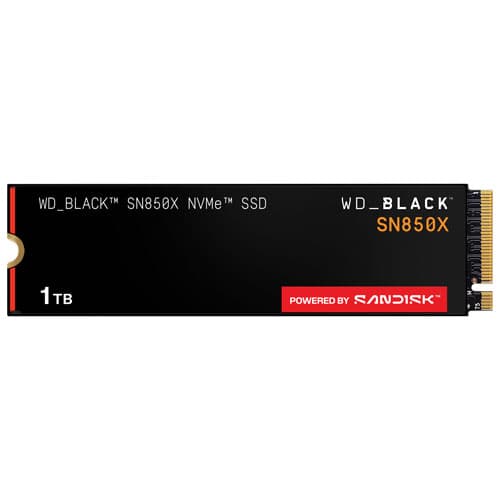 WD_BLACK SN850X 1TB NVMe PCI-e Internal Solid State Drive (WDBB9G0010BNC-WRSN)