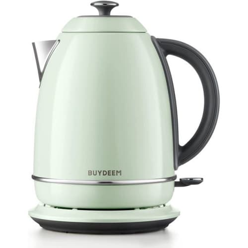 BUYDEEM K640 1.7 L Stainless Steel Electric Kettle, Cozy Green