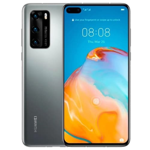 Refurbished (Good) - Huawei P40 Pro 256GB Smartphone - Frost Silver - Unlocked