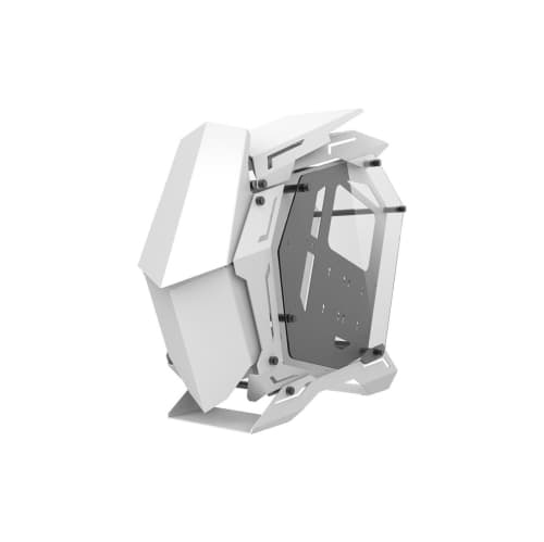 JONSBO MechWarrior MOD-3 Gaming Computer Case Support XL-ATX Motherboard 360mm Liquid Cooler Front Panel with 5V ARGB Lighting USB 3.0 *2 White