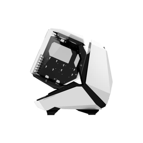 H.E. MechWarrior MOD-5 Gaming Computer Case Support ATX Motherboard 360mm Liquid Cooler Front Panel with 5V ARGB Lighting USB 3.0 *2 White