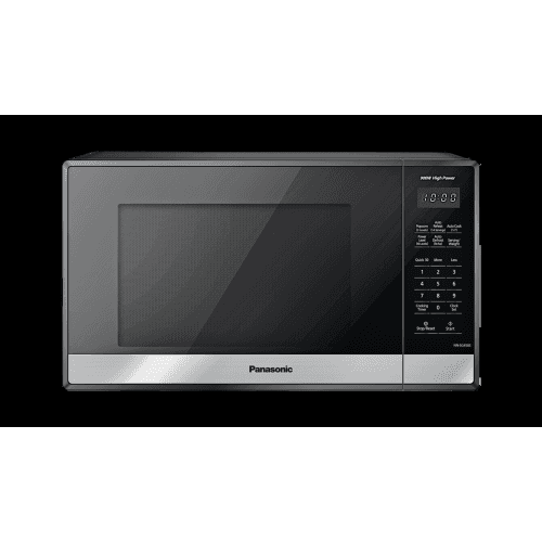 Panasonic 0.9 cu. ft. Compact Countertop Microwave - Black & Stainless Steel (NN-SB438)