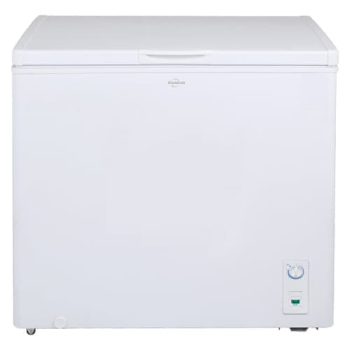 Koolatron Large Chest Freezer 7.0 cu ft (195L), White, Energy-Efficient Manual Defrost, Flat Back