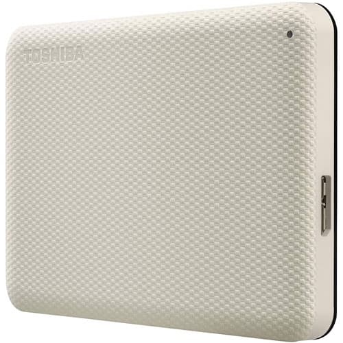 Toshiba Canvio Advance 2TB USB 3.0 External Hard Drive (HDTCA20XW3AA) - White