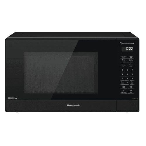 Panasonic 1.2 Cu. Ft. Countertop Inverter Microwave Technology and Genius Sensor (NN-SN65KB) - Black