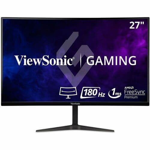 VIEWSONIC 27" FHD 165Hz Curved VA LCD FreeSync Gaming Monitor - Black (VX2718-PC-MHD)